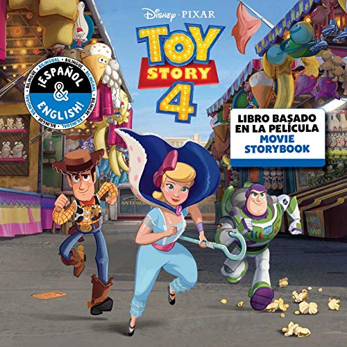 Beispielbild fr Disney/Pixar Toy Story 4: Movie Storybook / Libro basado en la pelcula (English-Spanish): Libro Basado En La Pelcula/ Book Based on the Movie (Disney Bilingual) zum Verkauf von Studibuch