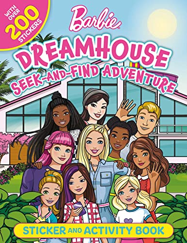 Imagen de archivo de Barbie Dreamhouse Seek-And-Find Adventure: 100% Officially Licensed by Mattel, Sticker & Activity Book for Kids Ages 4 to 8 a la venta por ThriftBooks-Atlanta