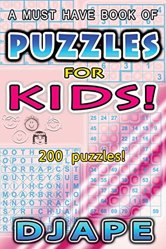 Beispielbild fr Puzzles for Kids!: A must have book of 200 puzzles zum Verkauf von HPB-Ruby