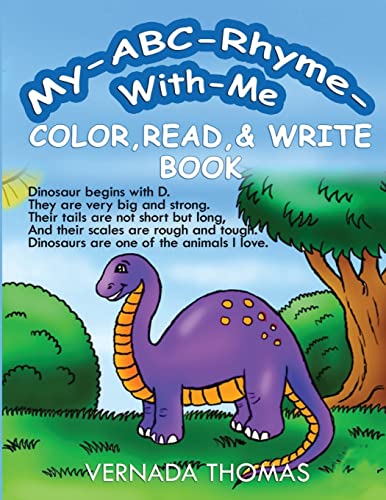 9781500180348: My ABC-Rhyme-With-Me Color, Read & Write Book