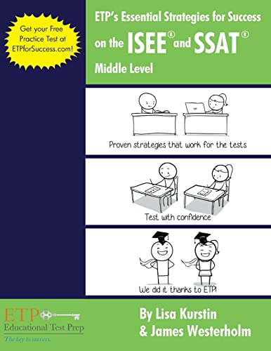 Beispielbild fr ETP's Essential Strategies for Success on the ISEE and SSAT: Middle Level zum Verkauf von SecondSale