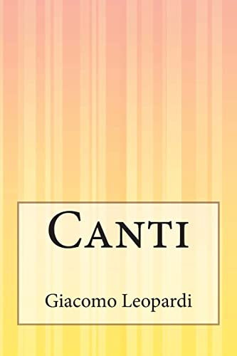 9781500243272: Canti (Italian Edition)