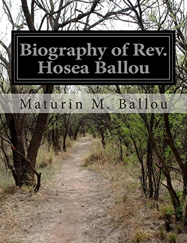 Imagen de archivo de Biography of Rev. Hosea Ballou a la venta por THE SAINT BOOKSTORE