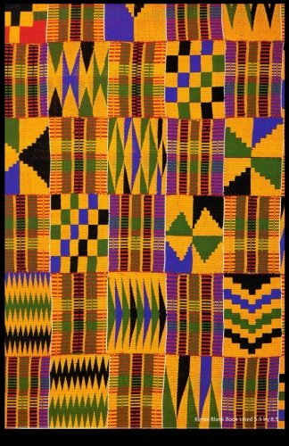 Imagen de archivo de Kente Blank Book Lined 5.5 by 8.5: 5.5 by 8.5 inch 100 page lined blank book suitable as a journal, notebook or diary with a cover photo of a piece of Kente cloth a la venta por SecondSale