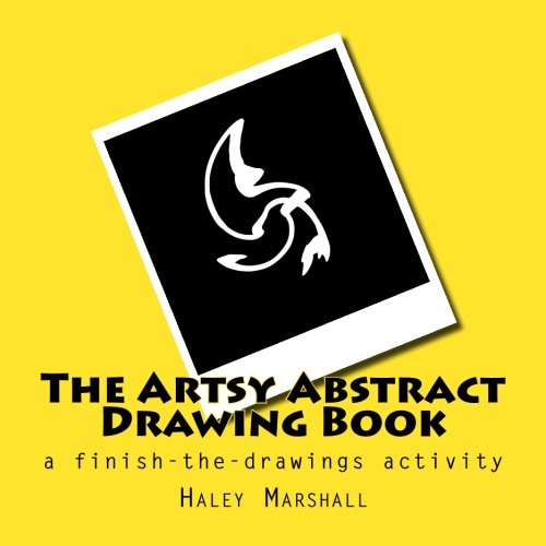 9781500278168: The Artsy Abstract Drawing Book: a finish-the-drawings activity