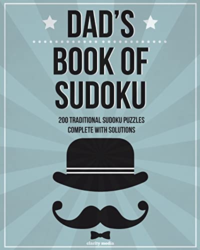 9781500369880: Dad's Book Of Sudoku: 200 traditional sudoku puzzles in easy, medium & hard