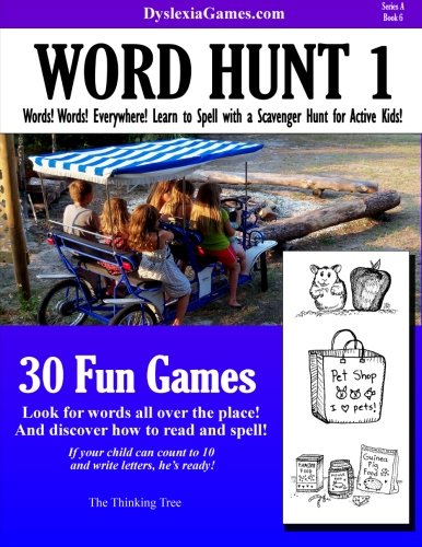 9781500480042: Dyslexia Games - Word Hunt 1 - Series A Book 6: Volume 6