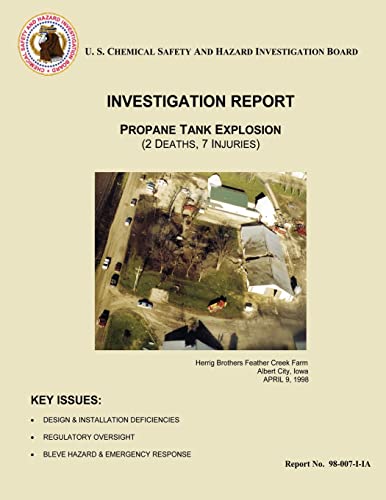 Beispielbild fr Investigation Report: Propane Tank Explosion: (2 Deaths, 7 Injuries) zum Verkauf von Lucky's Textbooks