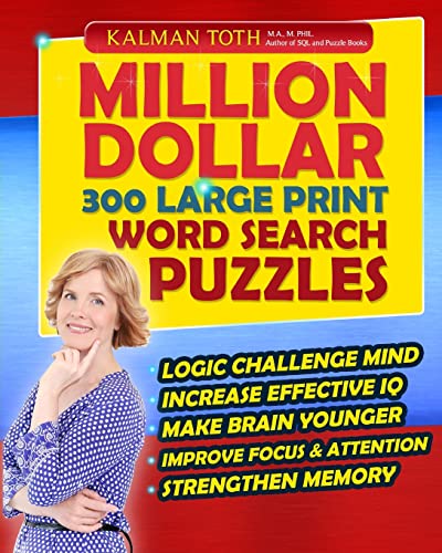 Beispielbild fr Million Dollar 300 Large Print Word Search Puzzles zum Verkauf von THE SAINT BOOKSTORE