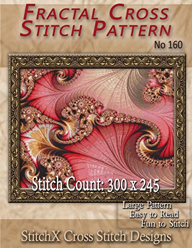 9781500573478: Fractal Cross Stitch Pattern No. 160