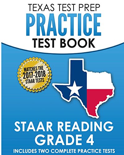 Stock image for TEXAS TEST PREP Practice Test Book STAAR Reading Grade 4 for sale by SecondSale