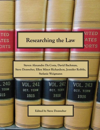 Beispielbild fr Researching the Law zum Verkauf von Revaluation Books