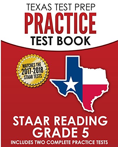 Beispielbild fr TEXAS TEST PREP Practice Test Book STAAR Reading Grade 5 zum Verkauf von HPB-Red