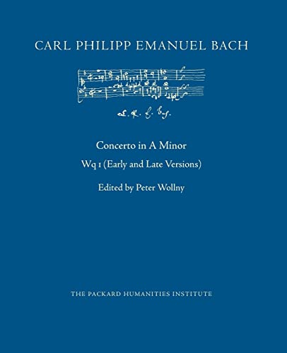 9781500632748: Concerto in A Minor, Wq 1: Volume 3 (CPEB:CW Offprints)