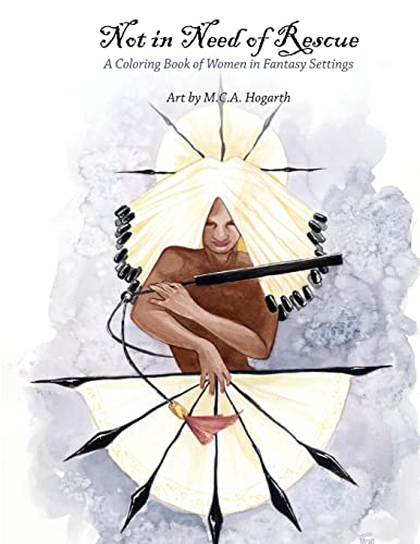 Beispielbild fr Not In Need of Rescue: A Women in Fantasy Coloring Book (Studio MCAH Coloring Books) zum Verkauf von HPB-Diamond