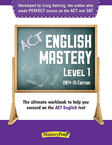9781500698904: ACT English Mastery Level 1 (2014-15 Edition)