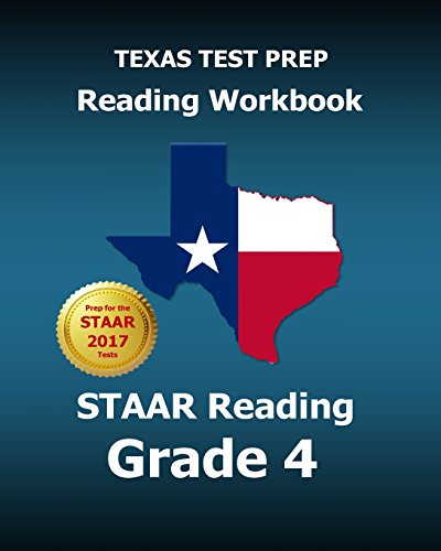 Stock image for TEXAS TEST PREP Reading Workbook STAAR Reading Grade 4 Covers all the TEKS Skills Assessed on the STAAR for sale by Mahler Books