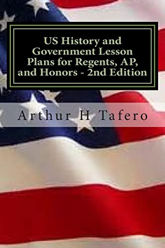 9781500730147: US History and Government Lesson Plans for Regents, AP, and Honors - 2nd Edition: Includes Complete Regents Tests