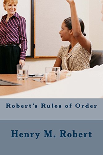 Beispielbild fr Robert's Rules of Order zum Verkauf von SecondSale