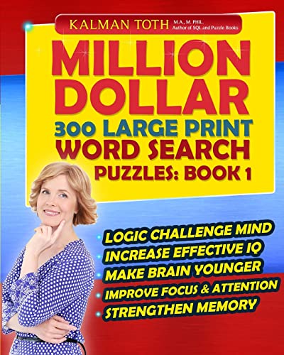 Beispielbild fr Million Dollar 300 Large Print Word Search Puzzles: Book 1 zum Verkauf von THE SAINT BOOKSTORE