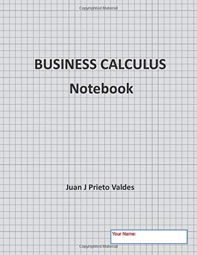 Stock image for BUSINESS CALCULUS Notebook for sale by Better World Books