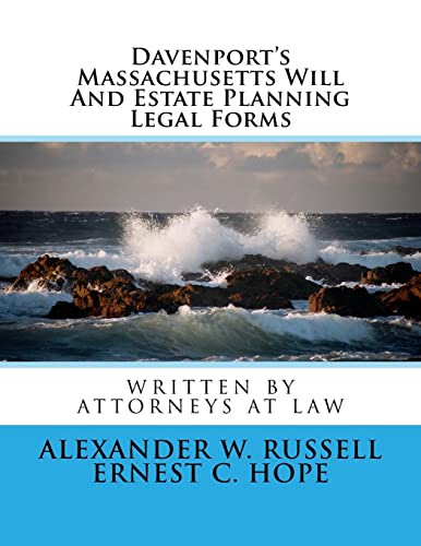 9781500872311: Davenport's Massachusetts Will And Estate Planning Legal Forms