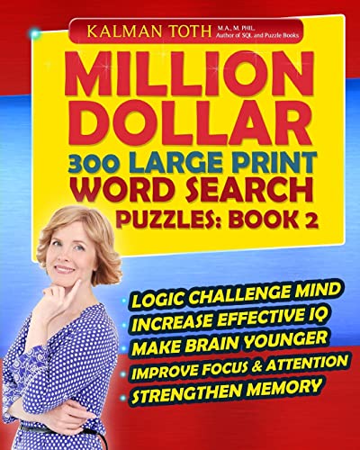 Beispielbild fr Million Dollar 300 Large Print Word Search Puzzles: Book 2 zum Verkauf von THE SAINT BOOKSTORE