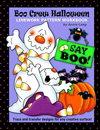 Imagen de archivo de Boo Crew Halloween: Linework Pattern Workbook a la venta por Save With Sam