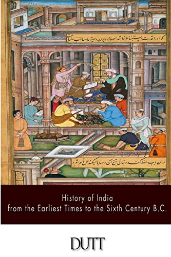 Imagen de archivo de History of India from the Earliest Times to the Sixth Century B.C. a la venta por Poverty Hill Books