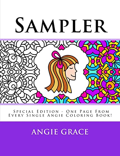 9781500929664: Sampler (Special Edition - One Page From Every Single Angie Coloring Book!)