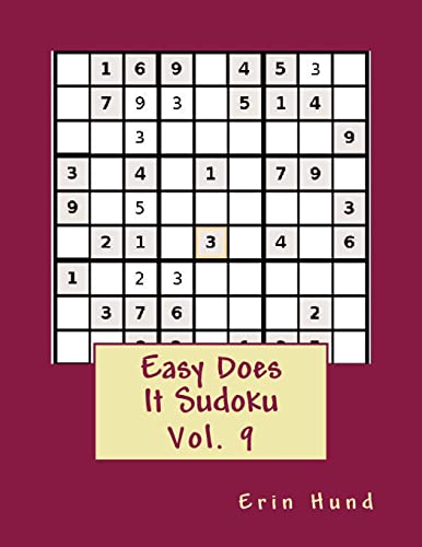 Imagen de archivo de Easy Does It Sudoku Vol. 9 a la venta por THE SAINT BOOKSTORE