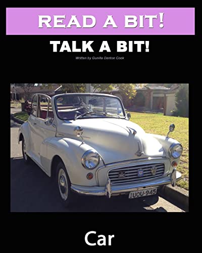 Beispielbild fr Read a Bit! Talk a Bit! Car: Alzheimer's Dementia activity book zum Verkauf von California Books