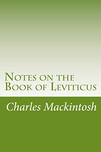 Stock image for Notes on the Book of Leviticus for sale by Amazing Books Pittsburgh