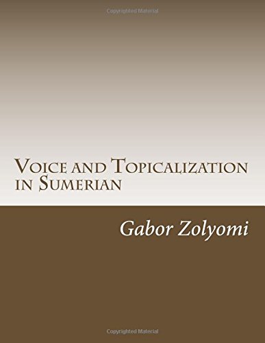 9781500994945: Voice and Topicalization in Sumerian