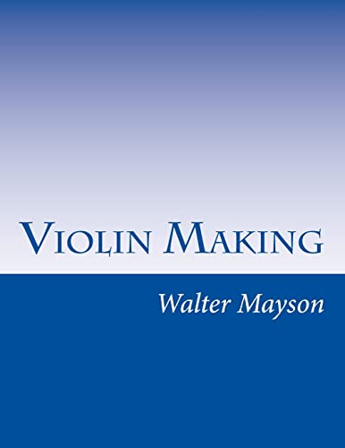 9781501089039: Violin Making