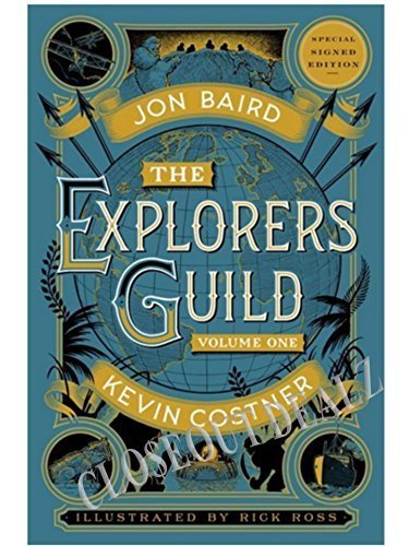 

The Explorers Guild Volume One A Passage to Shambhala Autographed Signed Book by Kevin Costner, Jon Baird, and Rick Ross. Limited Signed Edition