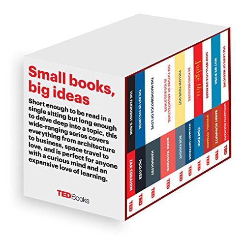 Stock image for TED Books Box Set: The Completist: The Terrorists Son, The Mathematics of Love, The Art of Stillness, The Future of Architecture, Beyond Measure, . The Laws of Medicine, and Follow Your Gut for sale by Goodwill Industries