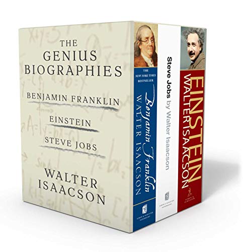 Beispielbild fr Walter Isaacson: The Genius Biographies: Benjamin Franklin, Einstein, and Steve Jobs zum Verkauf von Front Cover Books