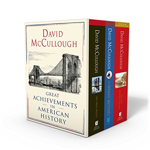 Imagen de archivo de David McCullough: Great Achievements in American History: The Great Bridge, The Path Between the Seas, and The Wright Brothers a la venta por Blindpig Books