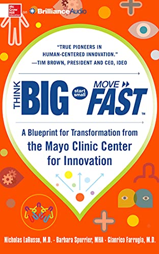 Stock image for Think Big, Start Small, Move Fast: A Blueprint for Transformation from the Mayo Clinic Center for Innovation for sale by Book Outpost