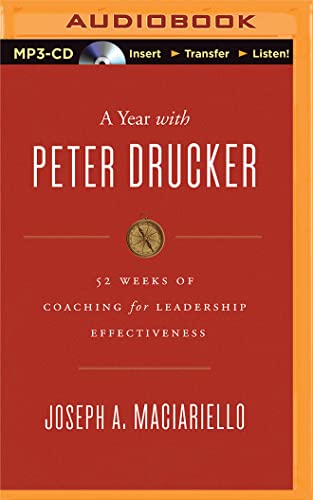 Stock image for Year with Peter Drucker, A for sale by Book Outpost