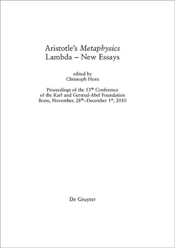 9781501503474: Aristotle's "Metaphysics" Lambda - New Essays: 33 (Philosophie der Antike)