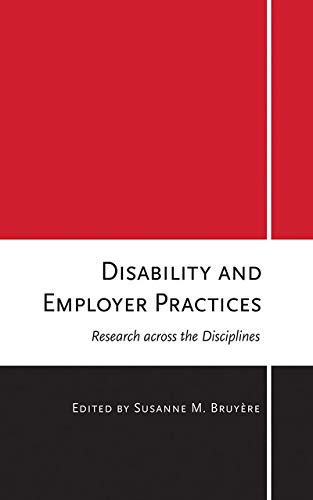 Imagen de archivo de Disability and Employer Practices: Research across the Disciplines a la venta por SecondSale