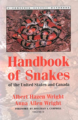 Stock image for Handbook of Snakes of the United States and Canada: Two-Volume Set (Comstock Classic Handbooks) (VOLUME 2) for sale by Lucky's Textbooks