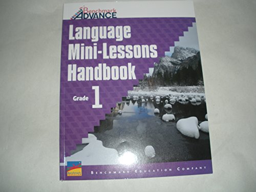 Imagen de archivo de Benchmark Advance Language Mini-Lessons Handbook (Grade 1) a la venta por HPB-Red