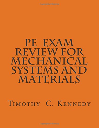 9781502316462: PE Exam Review for Mechanical Systems and Materials: PE Review Book for ME