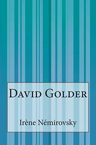 Stock image for David Golder (French Edition) for sale by Solr Books