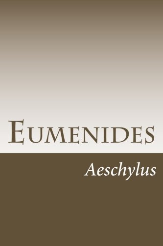 Beispielbild fr Eumenides zum Verkauf von Revaluation Books
