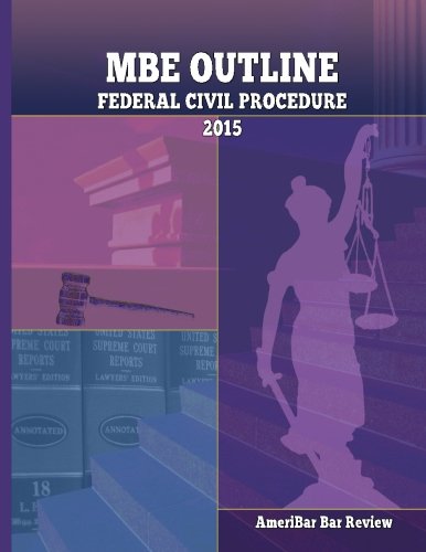 Stock image for MBE Outline Federal Civil Procedure: Outline of Federal Civil Procedure for the Multistate Bar Exam MBE for sale by Revaluation Books