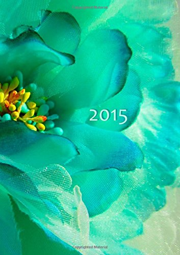 9781502438362: Kalender 2015 - Flower Power: DIN A5, 1 Woche auf 2 Seiten, Platz fr Adressen und Notizen